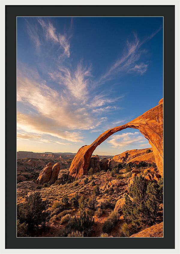 Landscape Arch At Golden Hour