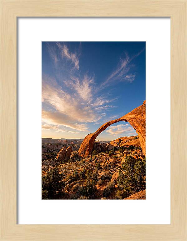 Landscape Arch At Golden Hour