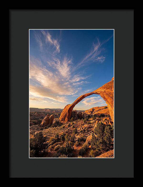 Landscape Arch At Golden Hour