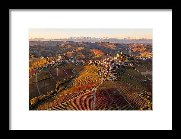 Langhe Wine Region In Autumn