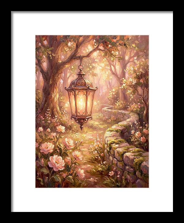Lantern In A Garden