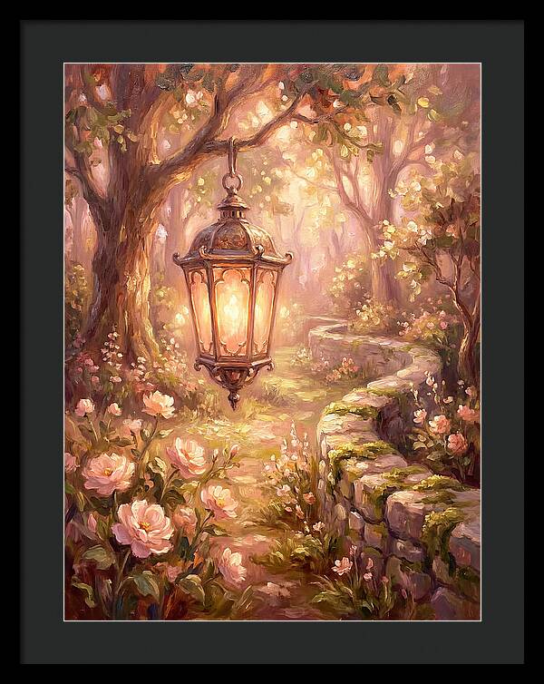 Lantern In A Garden