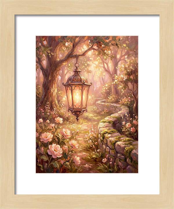 Lantern In A Garden