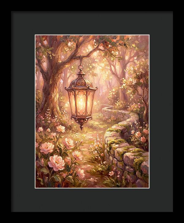 Lantern In A Garden