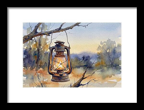 Lantern Light At Dusk