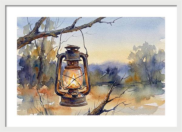 Lantern Light At Dusk