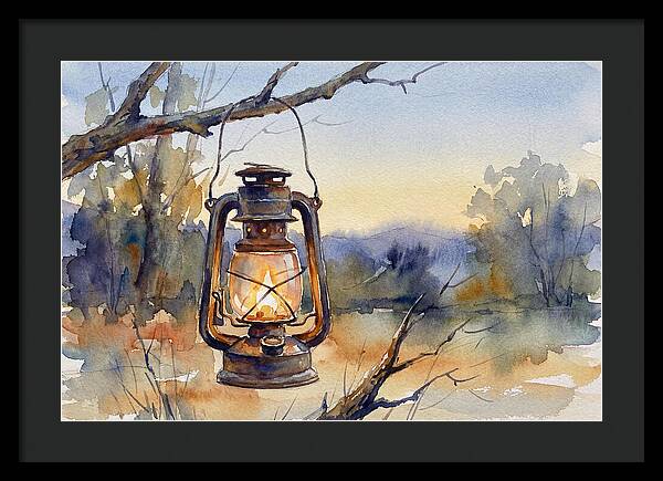 Lantern Light At Dusk