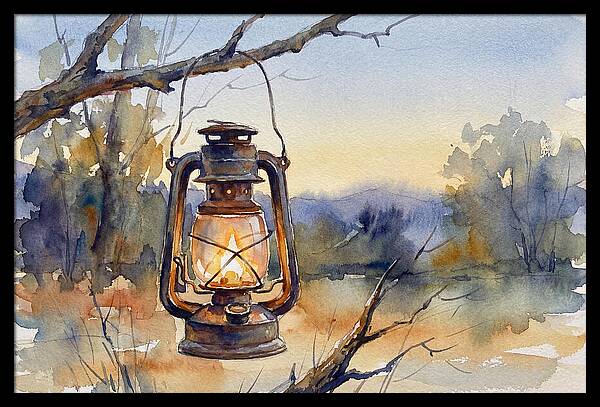 Lantern Light At Dusk