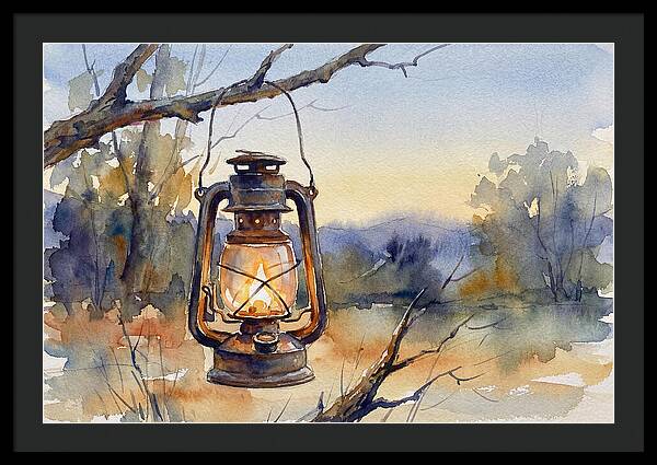 Lantern Light At Dusk