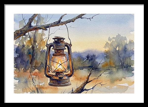 Lantern Light At Dusk