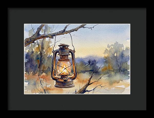 Lantern Light At Dusk