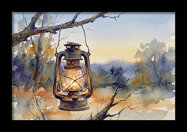Lantern Light At Dusk