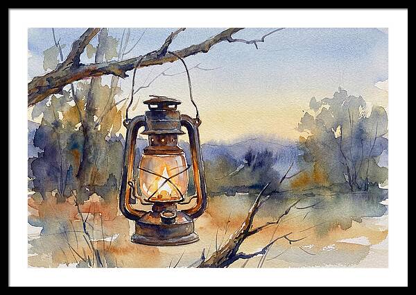Lantern Light At Dusk