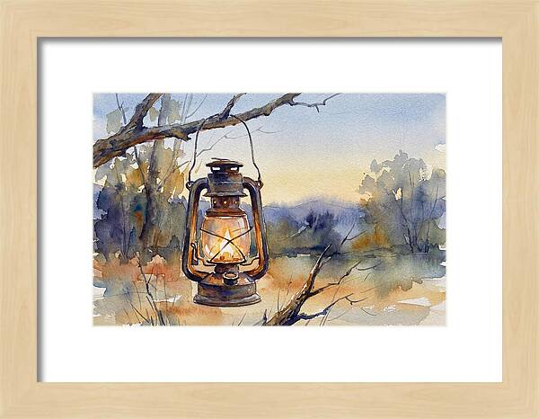 Lantern Light At Dusk