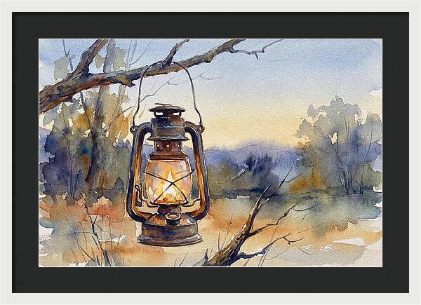 Lantern Light At Dusk