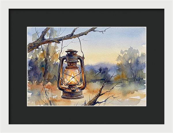 Lantern Light At Dusk
