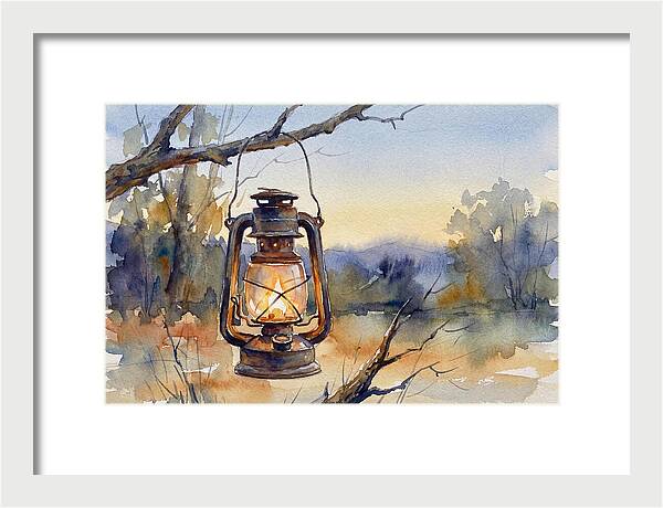 Lantern Light At Dusk