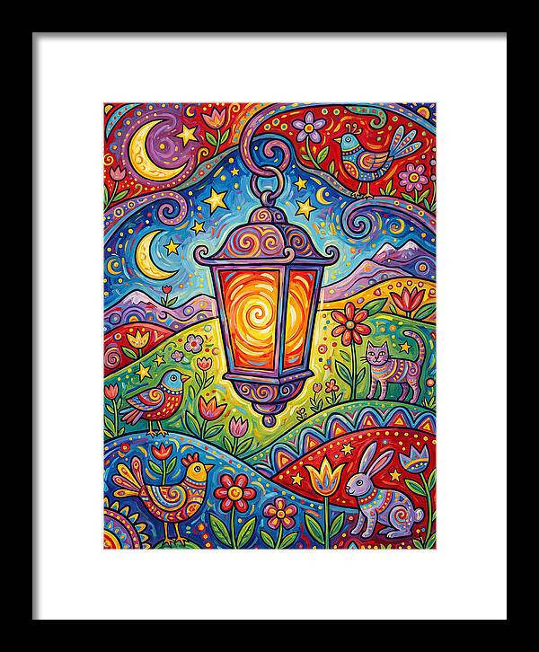 Lanterns In A Whimsical Landscape