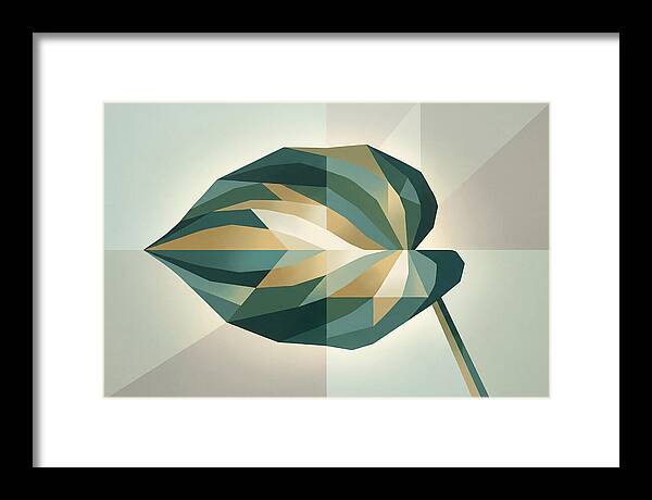 Large Green Hosta Leaf