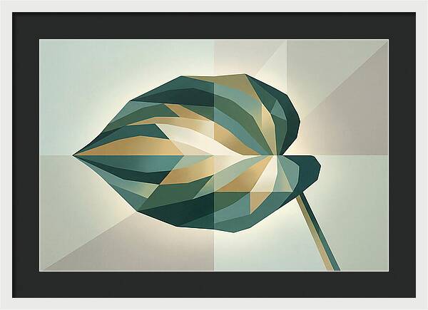 Large Green Hosta Leaf