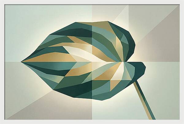 Large Green Hosta Leaf