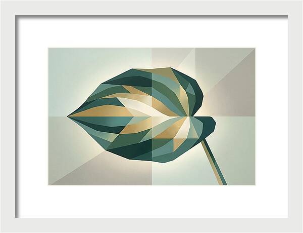 Large Green Hosta Leaf