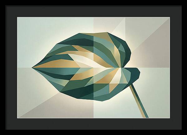 Large Green Hosta Leaf