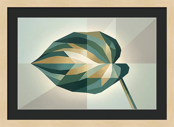 Large Green Hosta Leaf