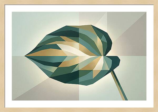 Large Green Hosta Leaf