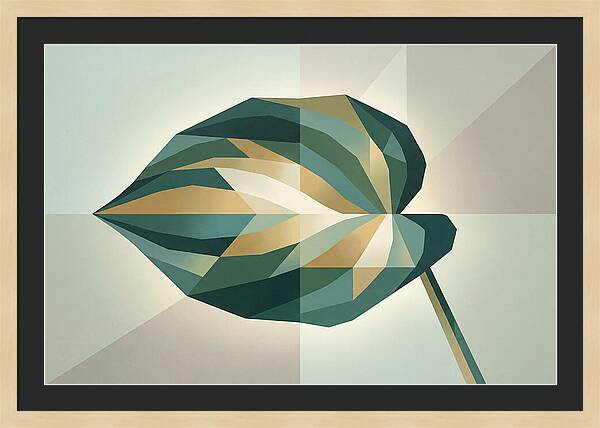 Large Green Hosta Leaf