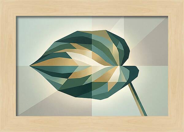 Large Green Hosta Leaf