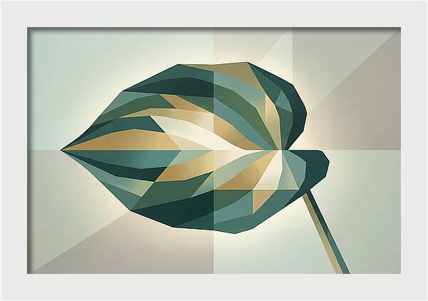 Large Green Hosta Leaf