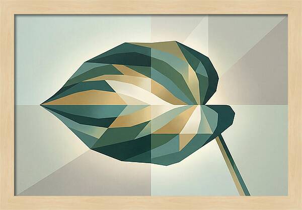 Large Green Hosta Leaf