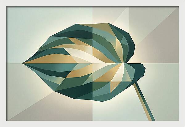 Large Green Hosta Leaf