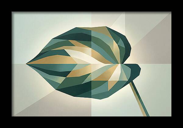 Large Green Hosta Leaf