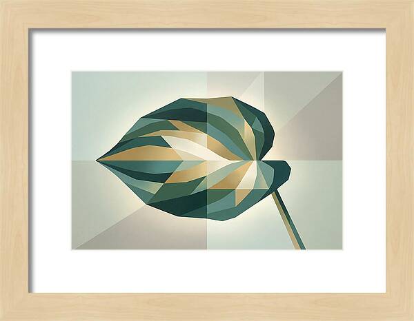 Large Green Hosta Leaf