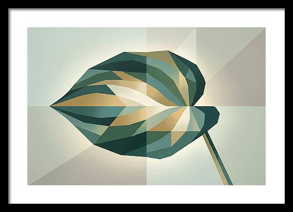 Large Green Hosta Leaf