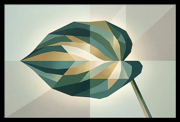 Large Green Hosta Leaf