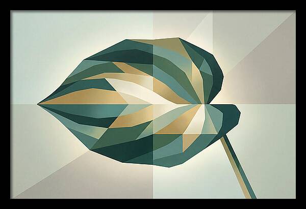 Large Green Hosta Leaf