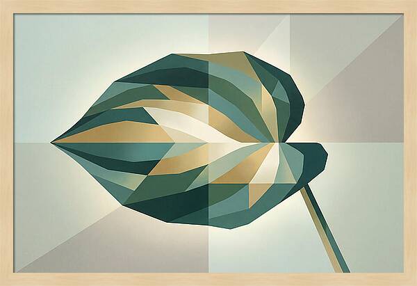 Large Green Hosta Leaf