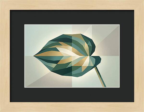 Large Green Hosta Leaf