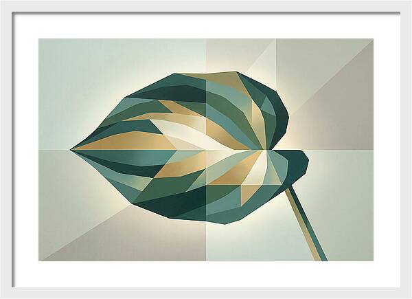 Large Green Hosta Leaf