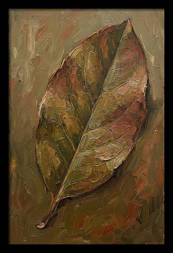 Large Rhododendron Leaf