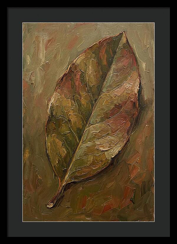 Large Rhododendron Leaf