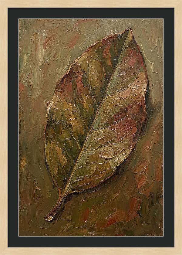 Large Rhododendron Leaf