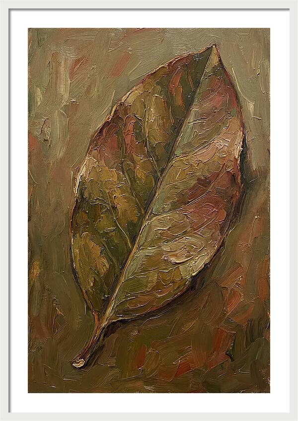 Large Rhododendron Leaf