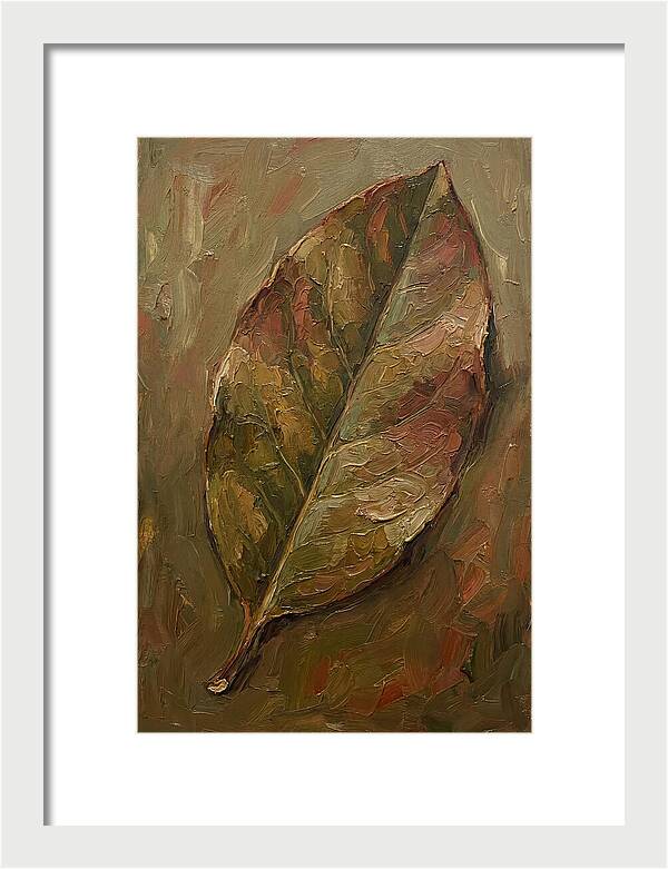 Large Rhododendron Leaf