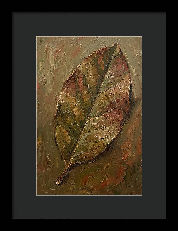 Large Rhododendron Leaf