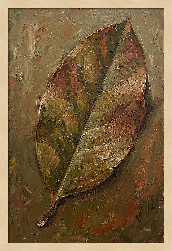 Large Rhododendron Leaf