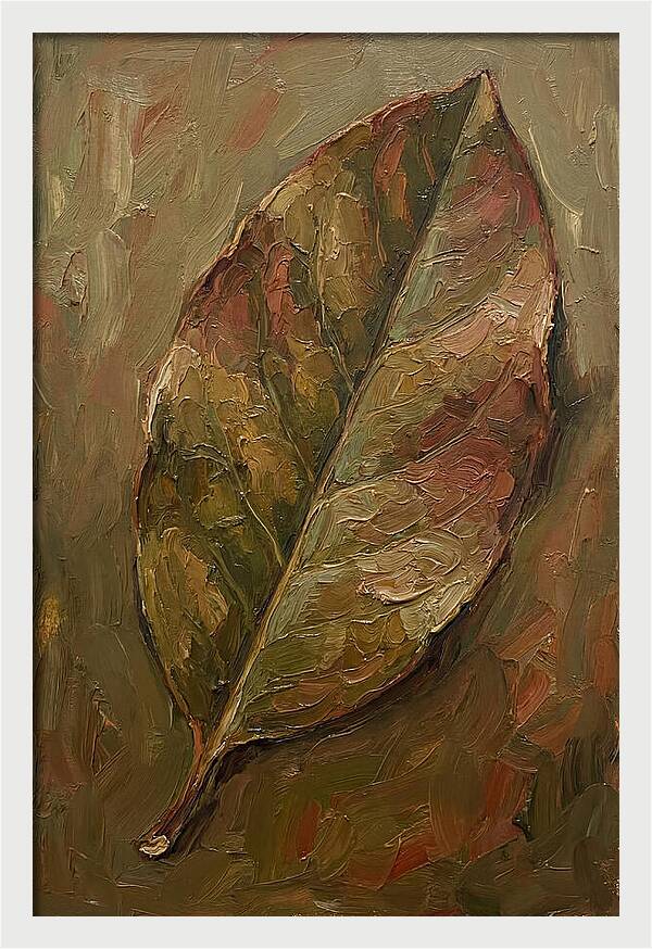 Large Rhododendron Leaf